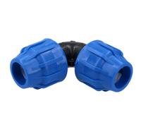 AB Tools 25 X 25mm Mdpe Elbow Hose Union Joiner Pipe Fitting Cold Water System Pn16