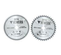 AB Tools 250mm X 30mm Tct Tungsten Carbide Tipped Circular Saw Blades 40 And 60 Teeth
