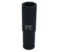 AB Tools 25mm Extra Deep Long Metric mm Impact Socket 1/2" Drive 6 Sided Single Hex