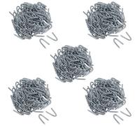 AB Tools 25mm Galvanised U Nails Heavy Duty Staples For Wires Fencing Mesh Netting 400Pc