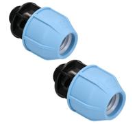 AB Tools 25mm X 3/4" Mdpe Male Adapter Compression Coupling Fitting Water Pipe 2Pk