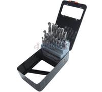 AB Tools 25Pc Hss Twist Split Point Long Lasting Drill Bit Metal Tin And Marking