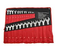 AB Tools 25Pc Metric Combination Combo Spanner Set Open Ended / Ring 6mm To 32mm