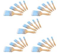 AB Tools 25Pc Synthetic Paint Painting Brush Set Decorating Brushes