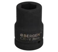 AB Tools 26mm Metric 1" Drive Deep Impact Socket 6 Sided Single Hex Thick Walled