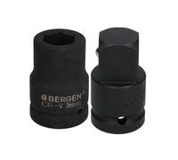 AB Tools 26mm Metric 3/4" Or 1" Drive Deep Impact Socket 6 Sided With Step Up Adapter