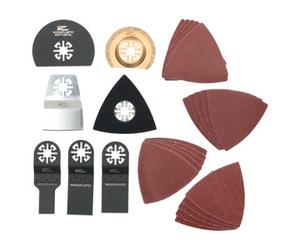 AB Tools 27Pc Oscillating Tool Multi Tool Accessory Kit Sanding Cutting Grinding