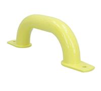 AB Tools 280mm Steel Safety Grab Pull Handle For Trailers Trucks Yellow Coated Finish 1Pc