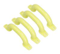 AB Tools 280mm Steel Safety Grab Pull Handle For Trailers Trucks Yellow Coated Finish 4Pc