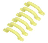 AB Tools 280mm Steel Safety Grab Pull Handle For Trailers Trucks Yellow Coated Finish 6Pc