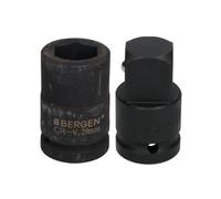 AB Tools 29mm Metric 3/4" Or 1" Drive Deep Impact Socket 6 Sided With Step Up Adapter