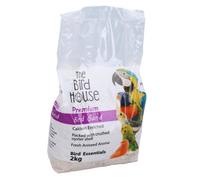 AB Tools 2Kg Premium Parrot Bird Sand Calcium & Minerals Help Aid Digestion Cage Litter
