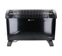 AB Tools 2Kw Electric Fan Convector Heater Adjustable Thermostat Free Standing Home Office