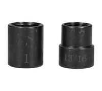 AB Tools 2Pc 1/2" Drive Twist Locking Wheel Nut Socket Remover / Removal 19 - 26mm