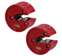 AB Tools 2Pc Hand Operated Plumbing Auto Tube Cutter 8mm + 10mm Copper Plastic Pipe