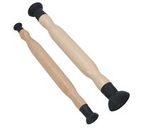 AB Tools 2pc Hand Valve Lapping Lapper Cylinder Piston Grinding Stick 5/8in - 1-3/8in