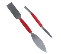AB Tools 2Pc Trowel + Square Leaf Profiling Tools Triangular Plasterers Plaster Pointing