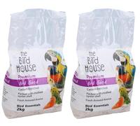 AB Tools 2PK 2kg Premium Parrot Bird Sand Calcium & Minerals Aid Digestion Cage Litter