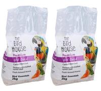 AB Tools 2Pk 2Kg Premium Parrot Bird Sand Calcium & Minerals Aid Digestion Cage Litter