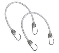 AB Tools 2Pk 30" Bungee Rope With Stainless Steel Hooks Cords Shock Elastic Marine Boat