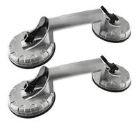 AB Tools 2Pk Aluminium Double Suction Lifter Glass Window Mirror Metal Dent Puller