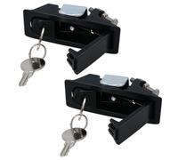 AB Tools 2Pk Compression Trigger Latch Compartment Locker Door Lock Catch Keyed Alike