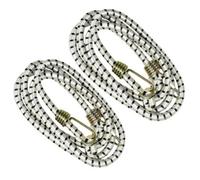 AB Tools 2Pk Heavy Duty 72" 1.8 Metres Bungee Rope Strap Cord Tie Down Holder Hooks