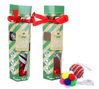 AB Tools 2Pk Kitten Cat Christmas Cracker Gift Each Cracker Contains 4 Different Textured Balls