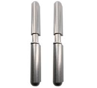 AB Tools 2Pk Lift Off Stainless Steel Bullet Hinge Weld On 20X180mm Heavy Duty Door