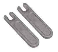 AB Tools 2Pk M12 Ramp Fastener Retainer Plate For Trailer Truck Tailboard Gate Catch