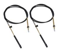 AB Tools 2pk Multiflex Boat Engine Control Cable 12ft for Mercury Mercruiser Mariner Over 50hp