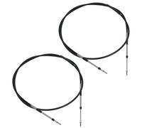 AB Tools 2pk Multiflex Boat Engine Control Cable 22ft for Yamaha Suzuki Honda Tohatsu Outboards