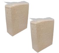 AB Tools 2Pk Quality Dust Extracted Kiln Dried Small Animal Bedding Woodshavings 3.6Kg