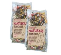 AB Tools 2Pk Small Animal Pet Treat Rabbit Guinea Natural Treat Mix Summerfield- 100G