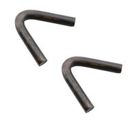 AB Tools 2Pk Weld On Rope Hook Tie Down Anchor Strap Point 12mm Self Colour