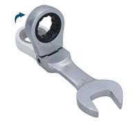 AB Tools 3/4" Af Sae Imperial Flexible Stubby Flexi Head Ratchet Spanner Combi Wrench