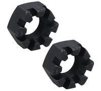 AB Tools 3/4" Bsf Slotted Castle Nut Trailer Wheel Hubs Castellated Hub Bearing 2 Pack