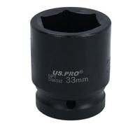 AB Tools 3/4" Drive 33mm Shallow Metric mm Impact Impacted Socket 6 Sided Single Hex