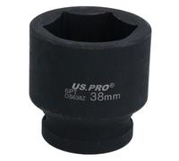 AB Tools 3/4" Drive 38mm Shallow Metric mm Impact Impacted Socket 6 Sided Single Hex