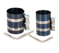 AB Tools 3" + 4" Piston Ring Compressors 50mm - 175mm Stainless Steel Clamp 2Pc Set