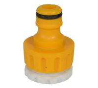 AB Tools 3/4In Bsp Tap Adaptor With White Insert Adaptor 1/2In Bsp Pipes Garden Water