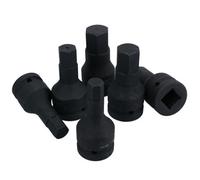 AB Tools 3/4In Drive Deep Metric mm Hex Allen Key Sockets Impacted 14-27mm 6Pc