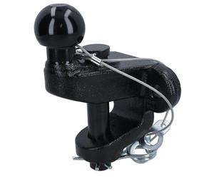 AB Tools 3.5 Ton Tow Bar Towing Ball And Pin Eye Coupling 50mm Ball 25mm Pin Black
