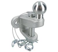 AB Tools 3.5 Ton Tow Bar Towing Ball And Pin Eye Coupling 50mm Ball 25mm Pin Silver