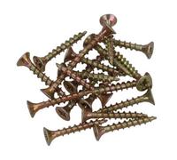 AB Tools 3.5mm X 25mm Countersunk Wood Chipboard Screw Fasteners Pz2 Drive 20Pc