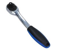 AB Tools 3/8" Drive Curved Ratchet Socket Driver Quick Release 72 Teeth Soft Grip Handle