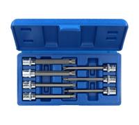 AB Tools 3/8" Drive Extra Long Spline Sockets 7Pc M4 - M10 Total Length 110mm