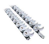 AB Tools 3/8" Drive Imperial Af + Metric Crowfoot Crowfeet 3/8" - 7/8" 10 - 22mm 16Pc