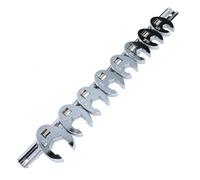 AB Tools 3/8" Drive Imperial Sae Af Crowfoot Crowfeet Crowsfeet Spanner 3/8" - 7/8" 8Pc