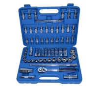 AB Tools 3/8" Drive Metric Shallow And Deep Socket And Accessory Kit 61Pc Set